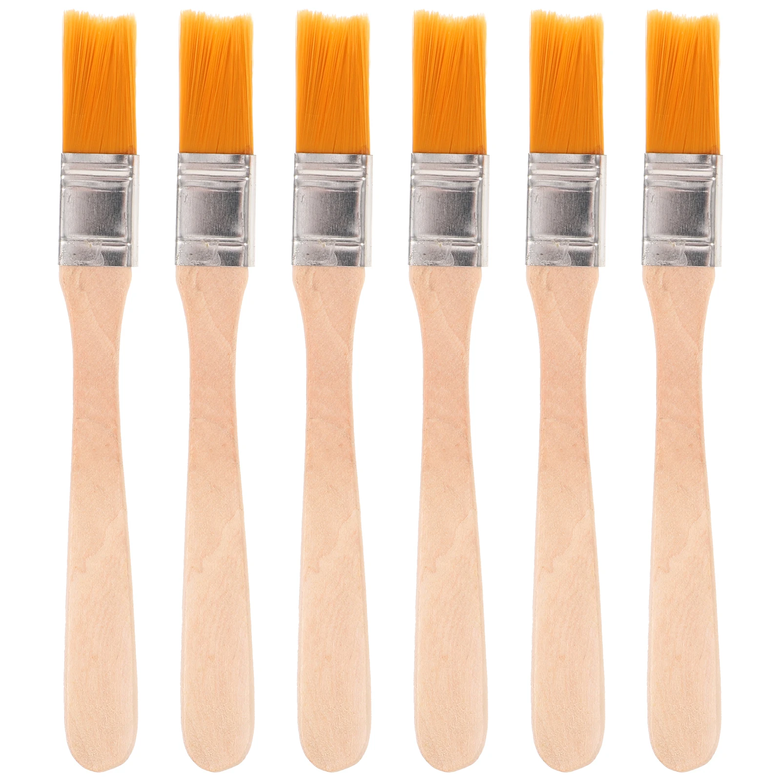 6 Pcs Nylon Paint Brushes with Wooden Handle for Painting Craft Home Use Small Reusable Portable Half Inch Brush
6 Pcs Nylon Paint Brushes with Wooden Handle for Painting Craft Home Use Small Reusable Portable Half Inch Brush