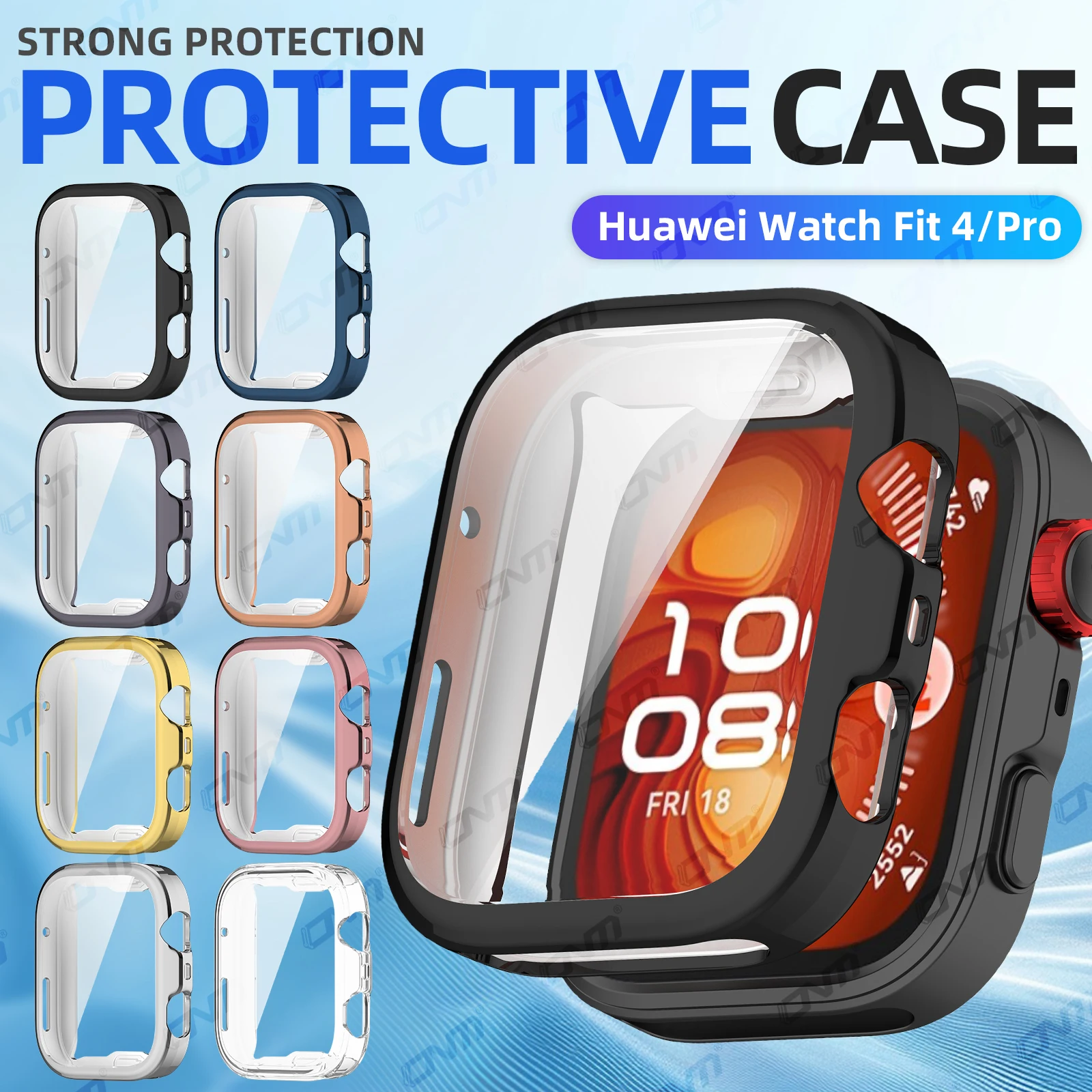 Чехол из ТПУ с полным покрытием для Huawei Watch Fit 4 и Fit 4 Pro | Противоударный, пылезащитный, комфортный защитный корпус
Чехол из ТПУ с полным покрытием для Huawei Watch Fit 4 и Fit 4 Pro | Противоударный, пылезащитный, комфортный защитный корпус