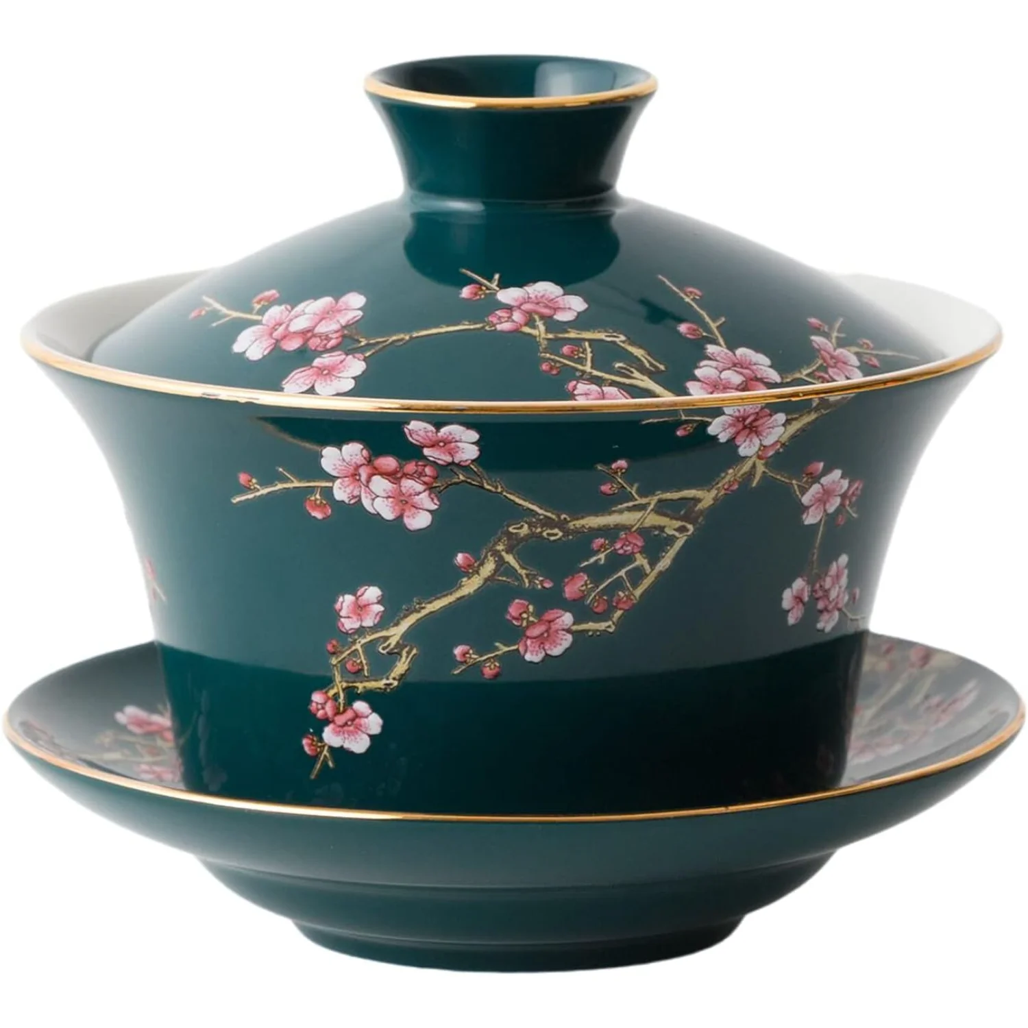 10oz Large Gaiwan, Porcelain Kung Fu Tea Cup and Saucer with Lid, Chinese Traditional Gaiwan, Sancai Tea Bowl - Embossed Plum Pa
10oz Large Gaiwan, Porcelain Kung Fu Tea Cup and Saucer with Lid, Chinese Traditional Gaiwan, Sancai Tea Bowl - Embossed Plum Pa
