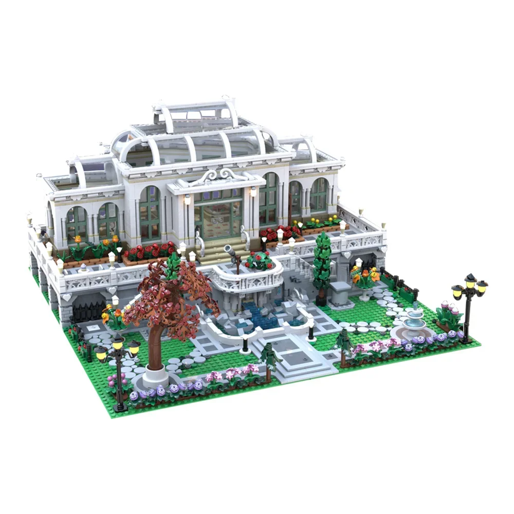 Gobricks MOC Grand Botanic Palace Garden Building Blocks Fountain Square European Palace Garden Palace Bricks Model Toy Gift
Gobricks MOC Grand Botanic Palace Garden Building Blocks Fountain Square European Palace Garden Palace Bricks Model Toy Gift