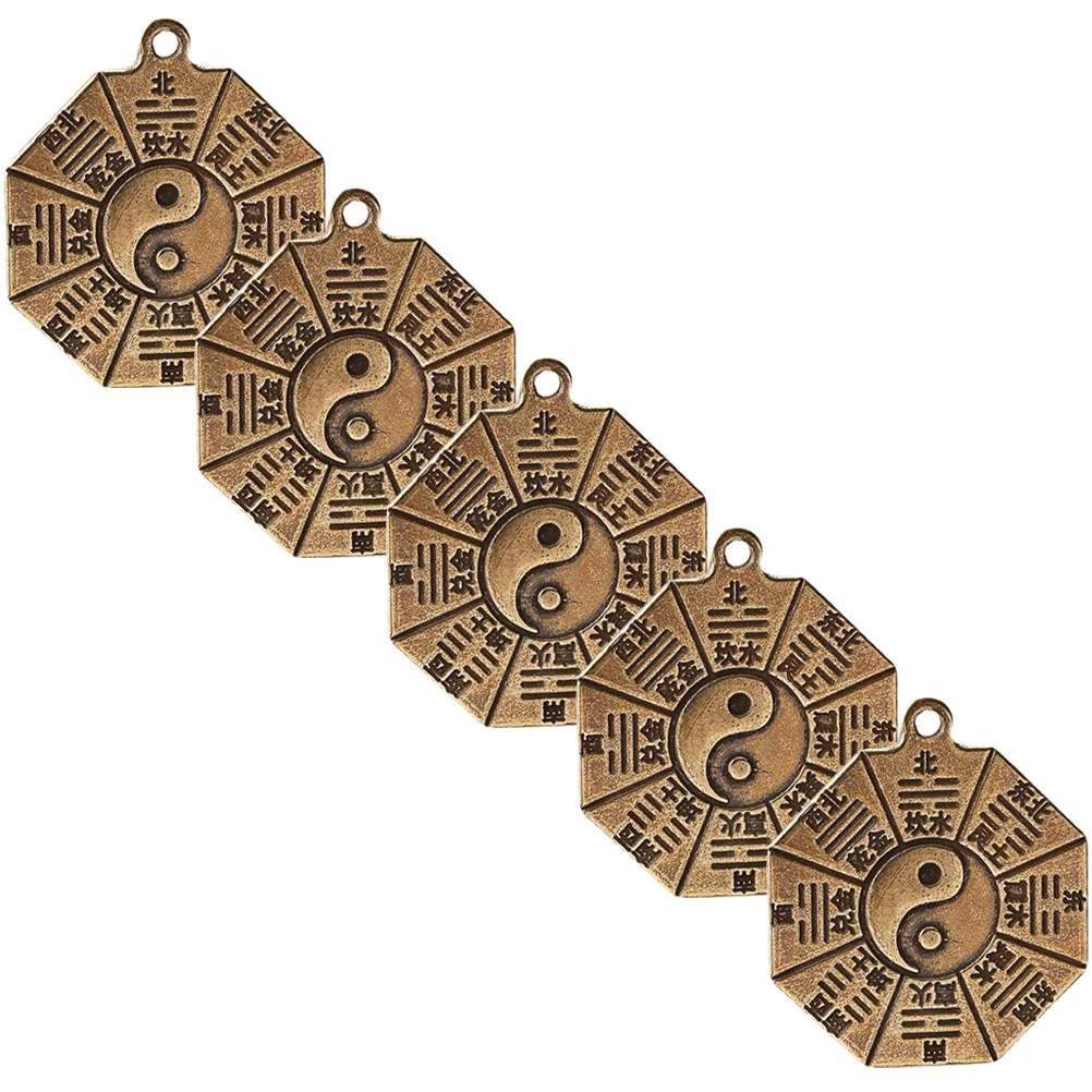 5 Pcs Tai Chi Bagua Keychain Pendant Brass Charms Jewelry for Making Bracelet Accessories Metal
5 Pcs Tai Chi Bagua Keychain Pendant Brass Charms Jewelry for Making Bracelet Accessories Metal