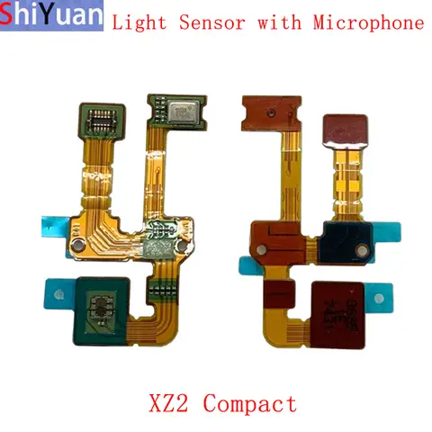 Light Proximity Sensor with Microphone Flex Cable For Sony Xperia XZ2 Compact XZ2 Mini H8324 H8314 Replacement Parts