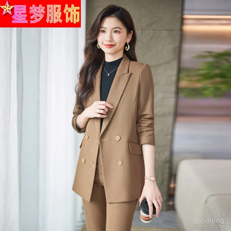 Business Suit Women's Autumn and Winter 2023 Business Wear Formal Wear Temperament Long Suit Coat Overalls
Business Suit Women's Autumn and Winter 2023 Business Wear Formal Wear Temperament Long Suit Coat Overalls