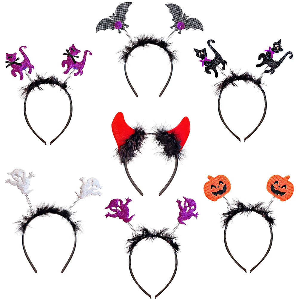 7 Pcs Headdress Child Hair Hoop Color Halloween Hairb Decorative Halloween Hair Hoop Gift
7 Pcs Headdress Child Hair Hoop Color Halloween Hairb Decorative Halloween Hair Hoop Gift