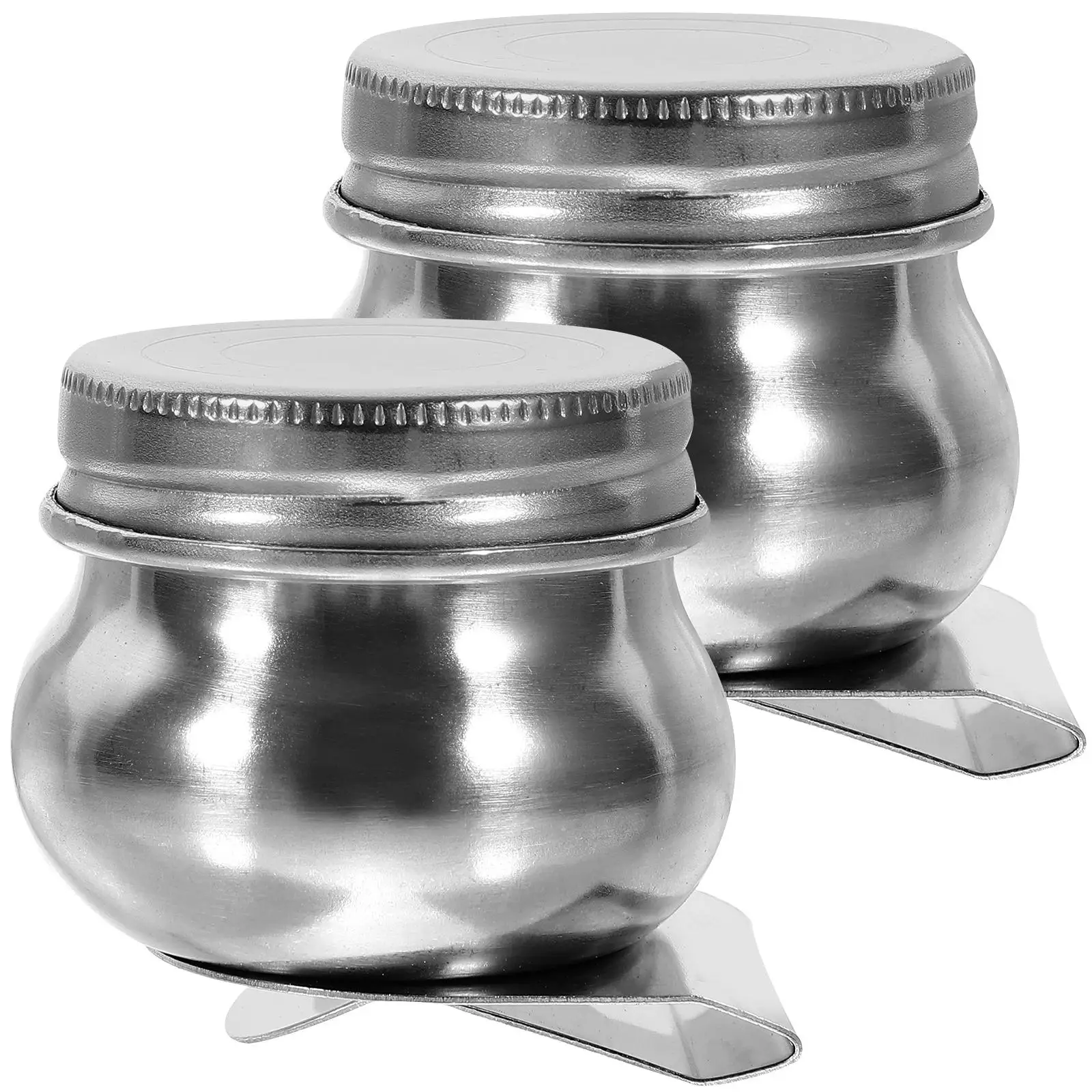 2 Pcs Stainless Steel Oil Paint Mixing Pot Brush Cleaning Jar Large Double Hole Palette Cup for Artists Drawing Supplies
2 Pcs Stainless Steel Oil Paint Mixing Pot Brush Cleaning Jar Large Double Hole Palette Cup for Artists Drawing Supplies