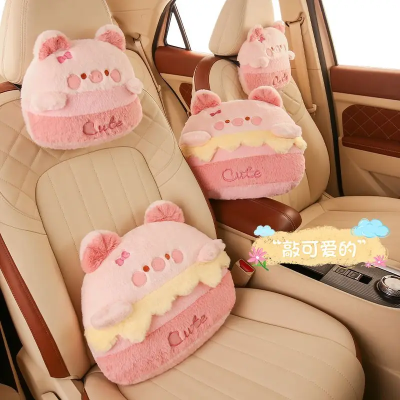 Cute Pig Car Headrest Pillow Lumbar Support Neck Back Support Plush Universal Home Decorative Pillow Animal Car Accessories
Cute Pig Car Headrest Pillow Lumbar Support Neck Back Support Plush Universal Home Decorative Pillow Animal Car Accessories