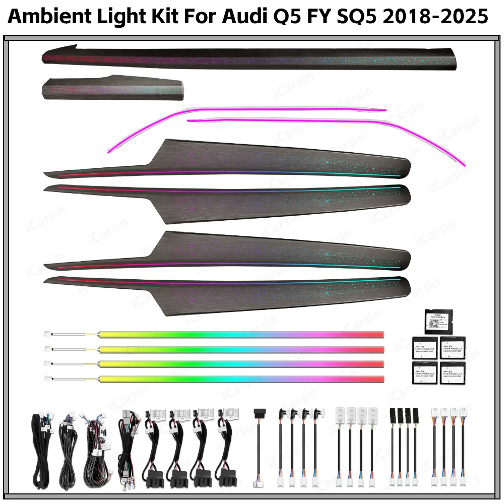 Star Dynamic Wood Ambient Light for Audi Q5 FY SQ5 2018-2025 Europe Short Wheelbase Version MMI Control Interior Lighting
Star Dynamic Wood Ambient Light for Audi Q5 FY SQ5 2018-2025 Europe Short Wheelbase Version MMI Control Interior Lighting