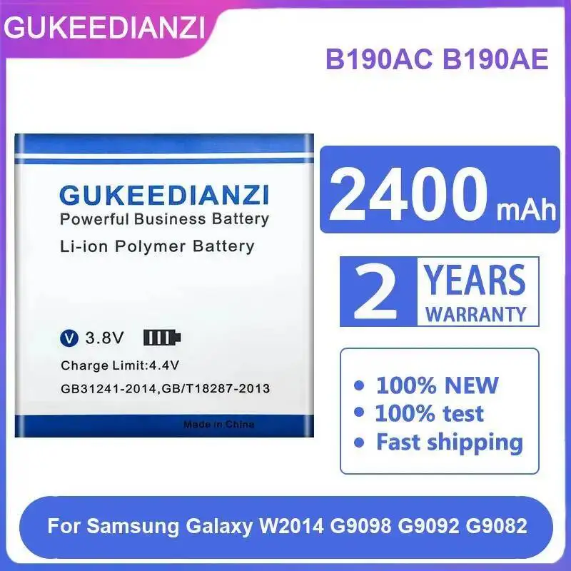 Аккумулятор мобильного телефона для Samsung Galaxy W2014 G9098 G9092 G9082 Надежная замена Прочный 2400 мАч B190AC B190AE
Аккумулятор мобильного телефона для Samsung Galaxy W2014 G9098 G9092 G9082 Надежная замена Прочный 2400 мАч B190AC B190AE