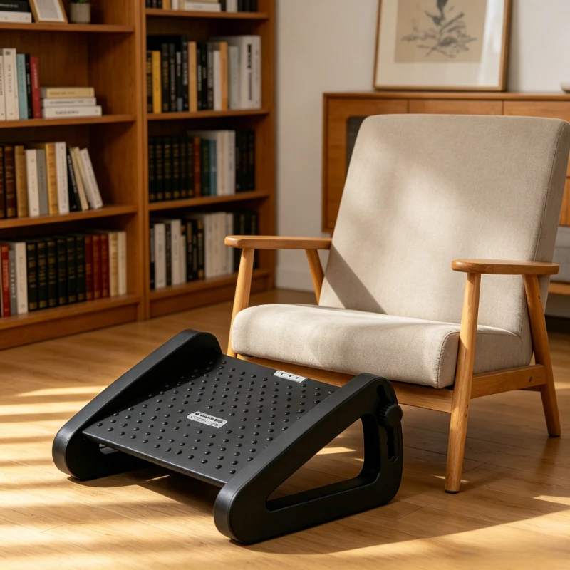 Black Triangle Adjustable Foot Stool, Ergonomic Portable Under Desk Foot Rest, Practical Comfort Gift for Parents
Black Triangle Adjustable Foot Stool, Ergonomic Portable Under Desk Foot Rest, Practical Comfort Gift for Parents