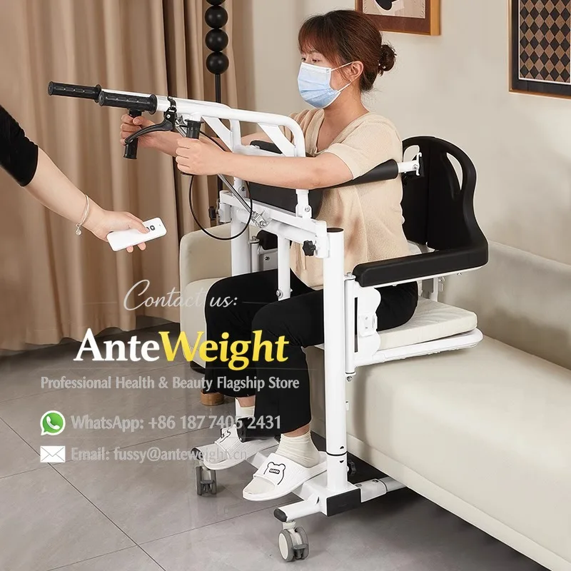 Electric Overhead Patient Lift, No-Lift Transfer Chair with Toilet & Shower for Elderly Disabled | Home Care Hoist & Hygiene Aid
Electric Overhead Patient Lift, No-Lift Transfer Chair with Toilet & Shower for Elderly Disabled | Home Care Hoist & Hygiene Aid