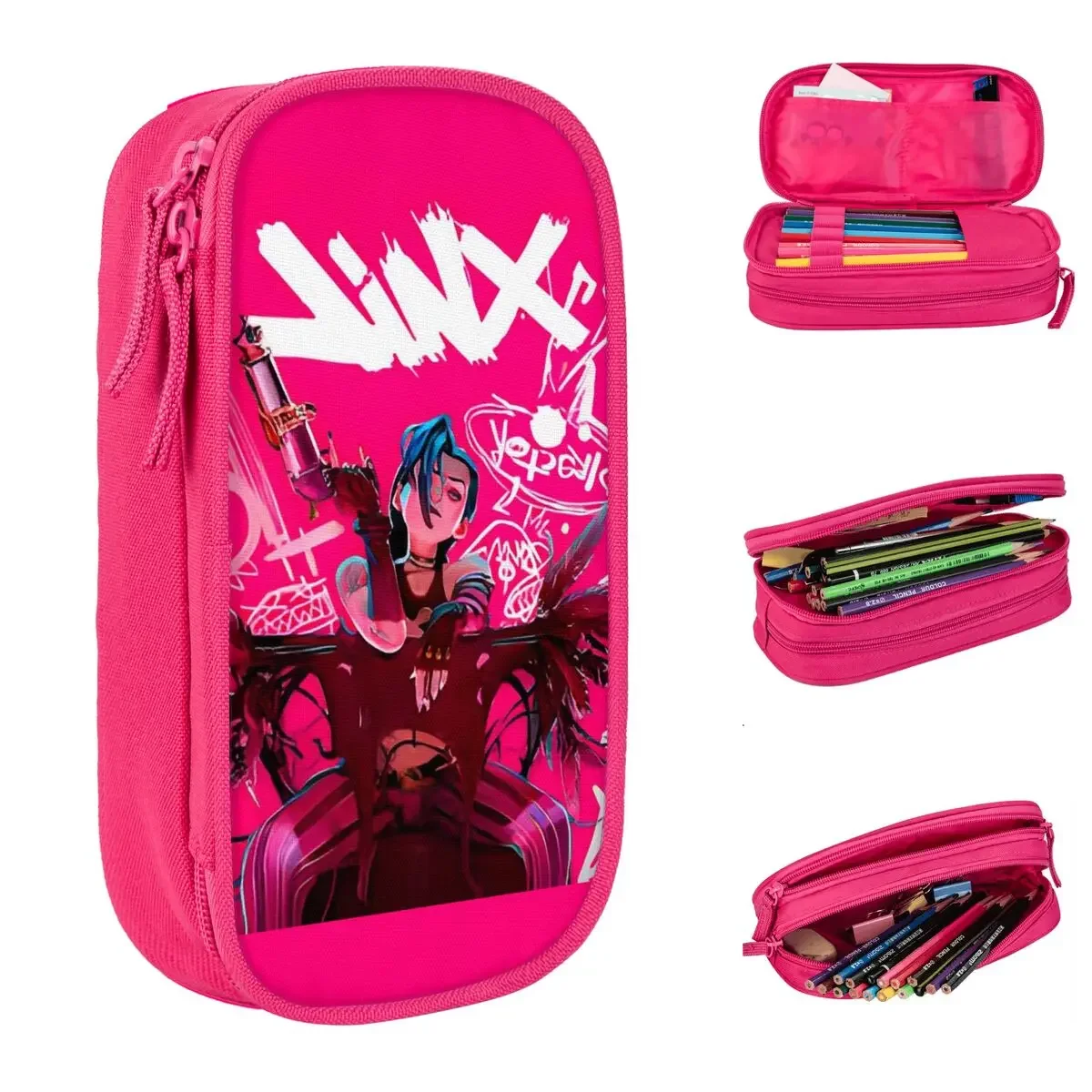 Anime Arcane Pencil Case Pencil Box Pen Holder for Student Large Storage Bag School Supplies Gift Accessories
Anime Arcane Pencil Case Pencil Box Pen Holder for Student Large Storage Bag School Supplies Gift Accessories