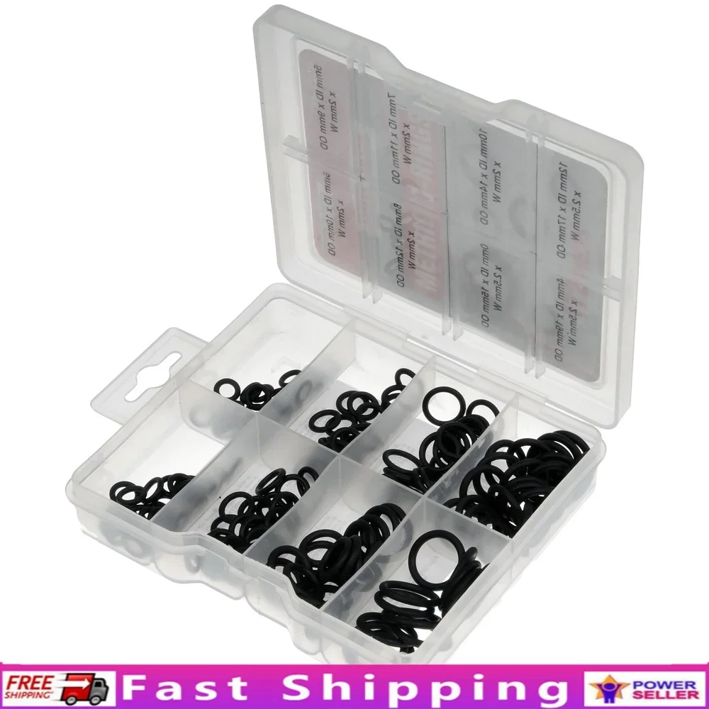 799-450D O-Ring Assortment Rubber Set 172 Pieces Durable Replacement Seals Vehicle Repairs Reliable Quality
799-450D O-Ring Assortment Rubber Set 172 Pieces Durable Replacement Seals Vehicle Repairs Reliable Quality