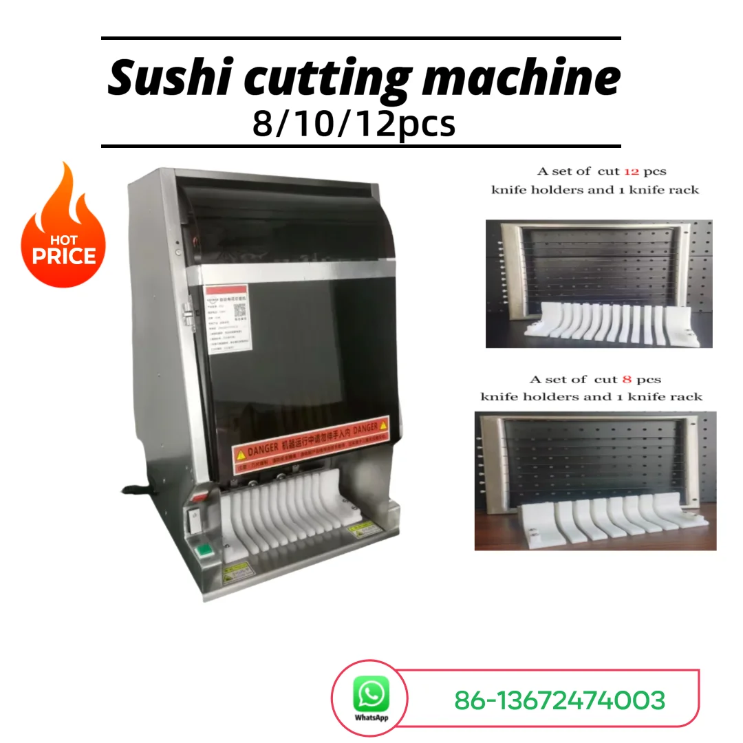 Электрическая нарезка для суши, автоматический резак для суши, машина для резки Kimbap, 8/10/12 шт., машина для резки суши, 220 В, 110 В
Электрическая нарезка для суши, автоматический резак для суши, машина для резки Kimbap, 8/10/12 шт., машина для резки суши, 220 В, 110 В