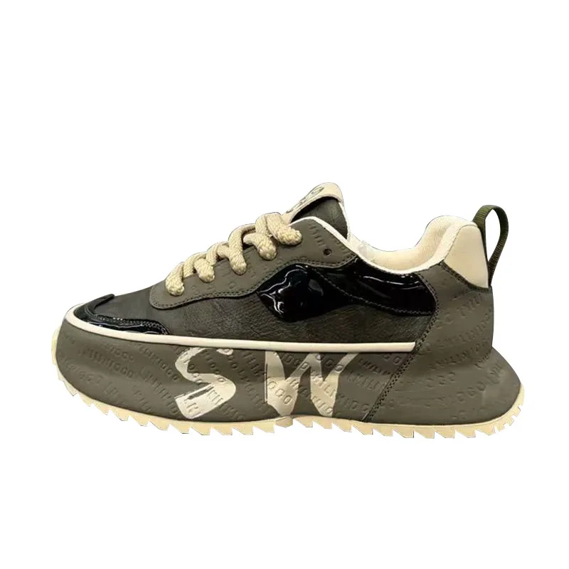 Shoes for Men's 2025 Spring New Thick-soled Non-slip Wear-resistant Sports Shoes Fashionable and Versatile Casual Dad Shoes
Shoes for Men's 2025 Spring New Thick-soled Non-slip Wear-resistant Sports Shoes Fashionable and Versatile Casual Dad Shoes