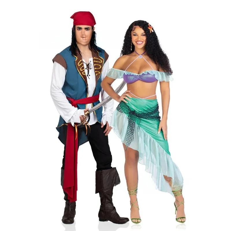 Мужской костюм для косплея на Хэллоуин, карибский пират, русалка, сценический наряд, трансграничная одежда Fierman's Village Sle
Мужской костюм для косплея на Хэллоуин, карибский пират, русалка, сценический наряд, трансграничная одежда Fierman's Village Sle