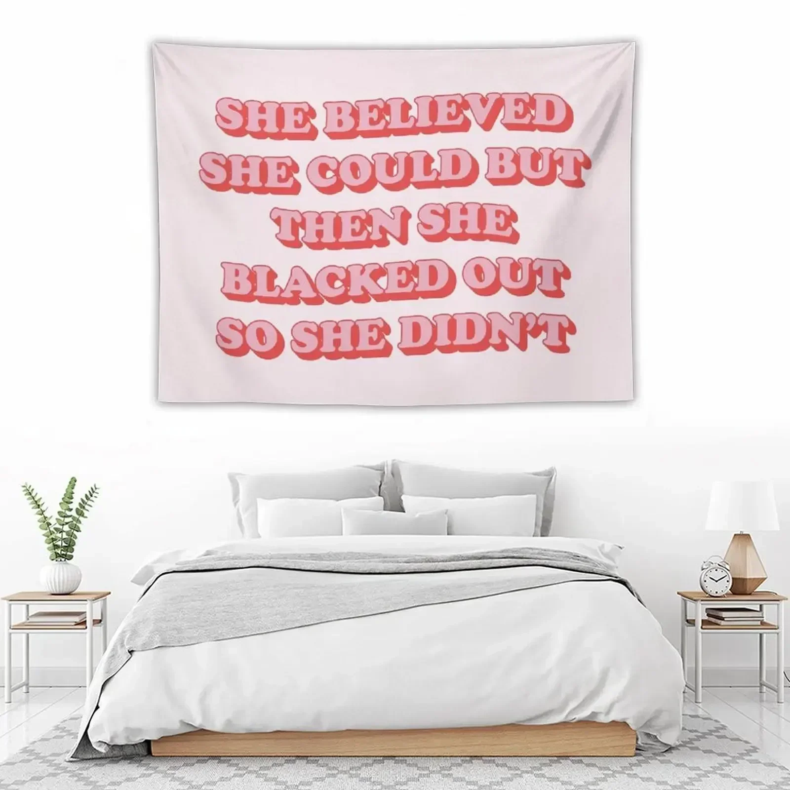 She believed she could but then she blacked out so didn't Tapestry Bathroom Decor Home Decorating Wall Decoration Items Tapestry
She believed she could but then she blacked out so didn't Tapestry Bathroom Decor Home Decorating Wall Decoration Items Tapestry
