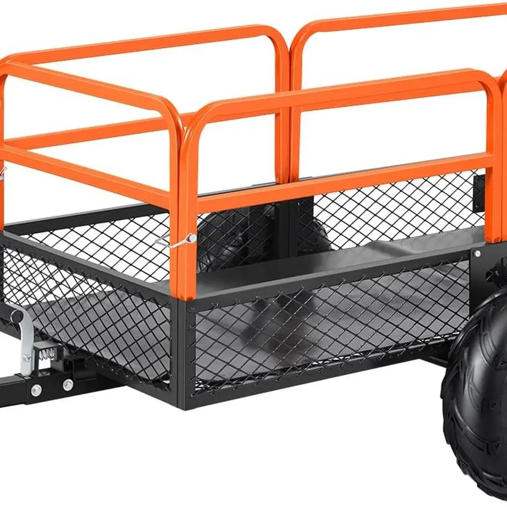 22 Cu.Ft 1600Lbs Steel ATV UTV Trailer Tow Behind Dump Cart, Heavy Duty Pull Behind Utility Dump Trailer for Lawn Mower Trailer
22 Cu.Ft 1600Lbs Steel ATV UTV Trailer Tow Behind Dump Cart, Heavy Duty Pull Behind Utility Dump Trailer for Lawn Mower Trailer