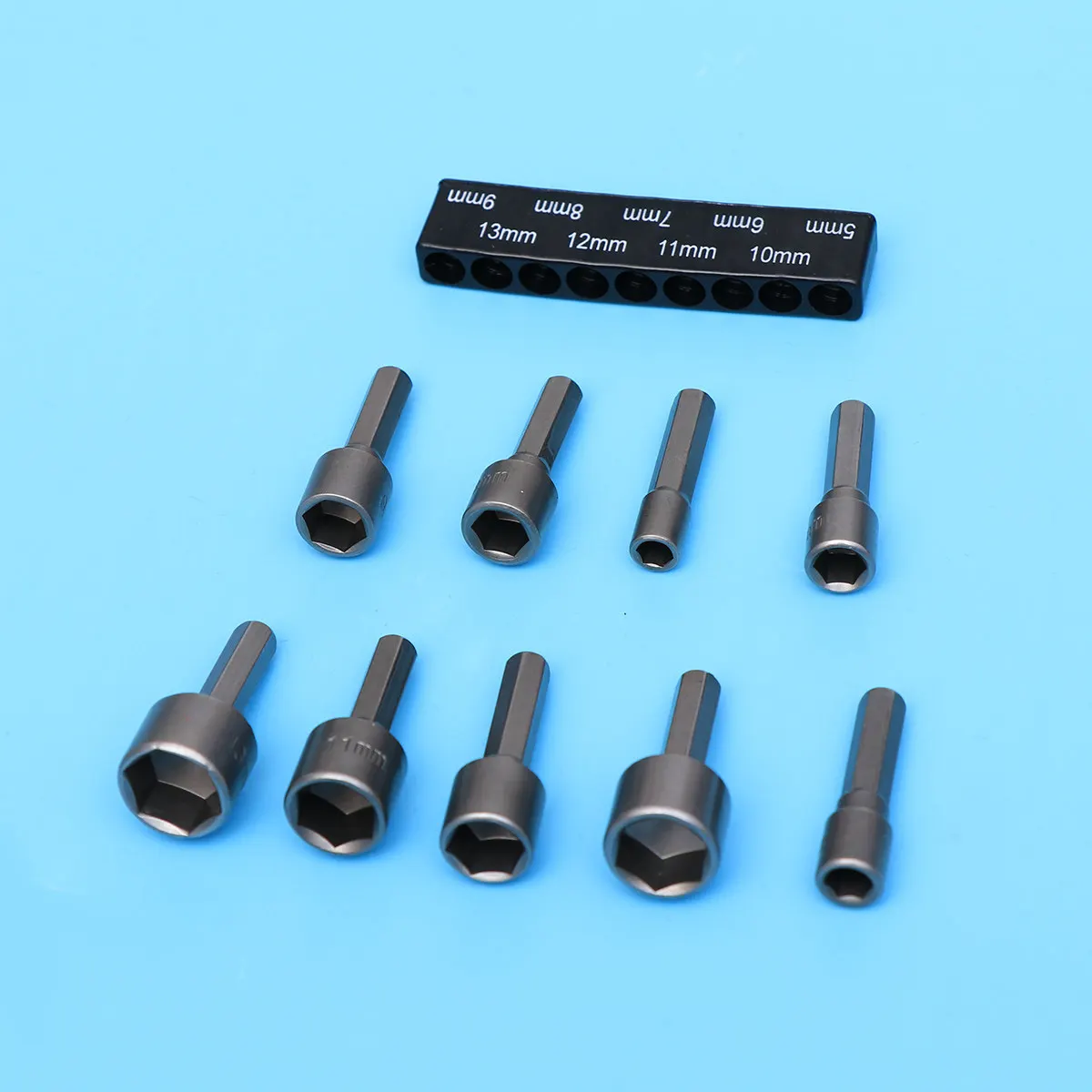 9Pcs Strong Socket Set Chrome Vanadium Steel 5-13Mm Hexagon Shank Screwdriver Bits for Drill Cordless Rotary Tool DIY Handy
9Pcs Strong Socket Set Chrome Vanadium Steel 5-13Mm Hexagon Shank Screwdriver Bits for Drill Cordless Rotary Tool DIY Handy