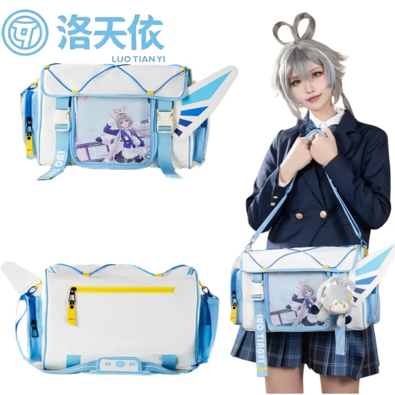 Luo Tianyi Crossbody Bag Cartoon Luo Tianyi Itabag Large-capacity Badge Storage Anime Merchandise Commuting Holiday Gifts
Luo Tianyi Crossbody Bag Cartoon Luo Tianyi Itabag Large-capacity Badge Storage Anime Merchandise Commuting Holiday Gifts
