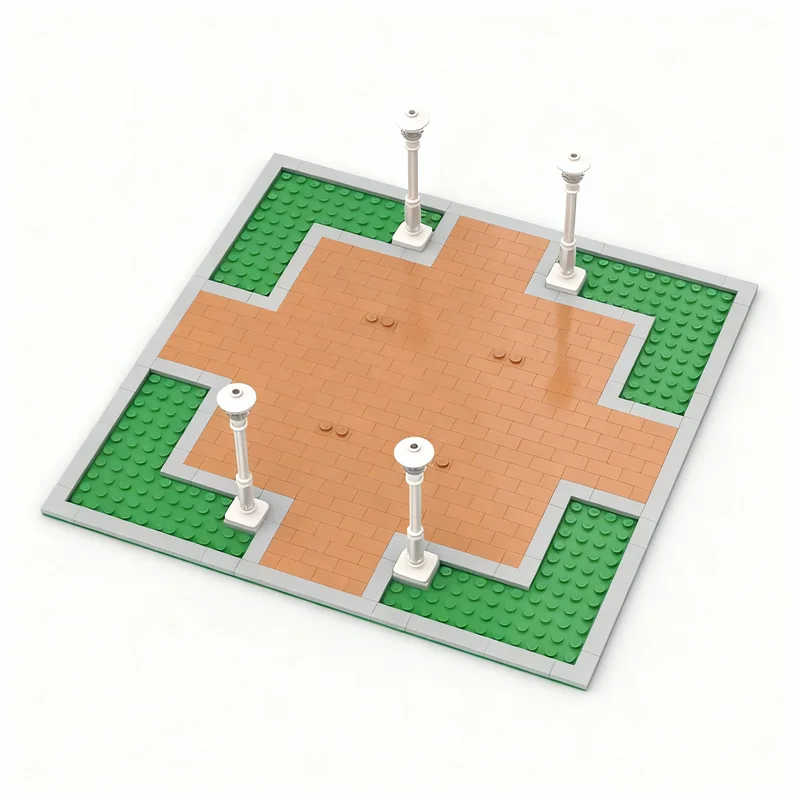 344PCS MOC Street View Customisable Town Square Model Custom Building Blocks Architecture DIY Assembly Display Gift Building Set
344PCS MOC Street View Customisable Town Square Model Custom Building Blocks Architecture DIY Assembly Display Gift Building Set