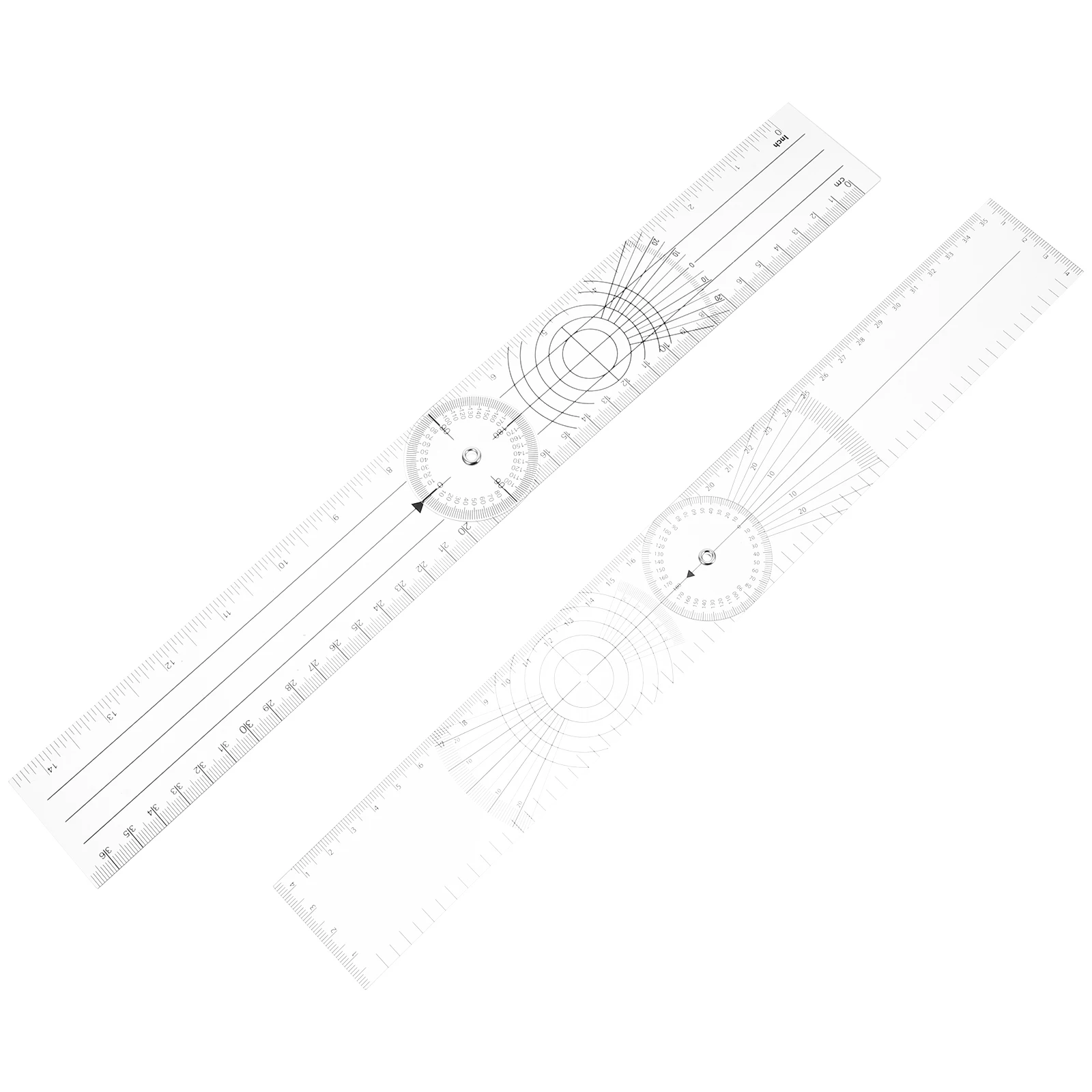 2Pcs Medical Angle Ruler Transparent Goniometer Spinal Protractor Plastic PVC Arthrodial Measuring Tool Portable Clear Viewing
2Pcs Medical Angle Ruler Transparent Goniometer Spinal Protractor Plastic PVC Arthrodial Measuring Tool Portable Clear Viewing