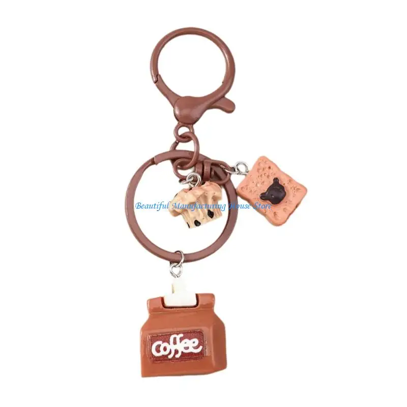 E56A Themed Coffee Keychain Decoration Handcrafted Resin Alloy Daily Carry Item
E56A Themed Coffee Keychain Decoration Handcrafted Resin Alloy Daily Carry Item