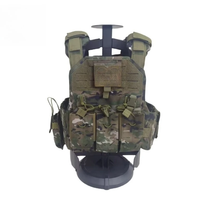 Outdoor camouflage protective plate aircraft carrier tactical vest one-click quick release vest safety products
Outdoor camouflage protective plate aircraft carrier tactical vest one-click quick release vest safety products