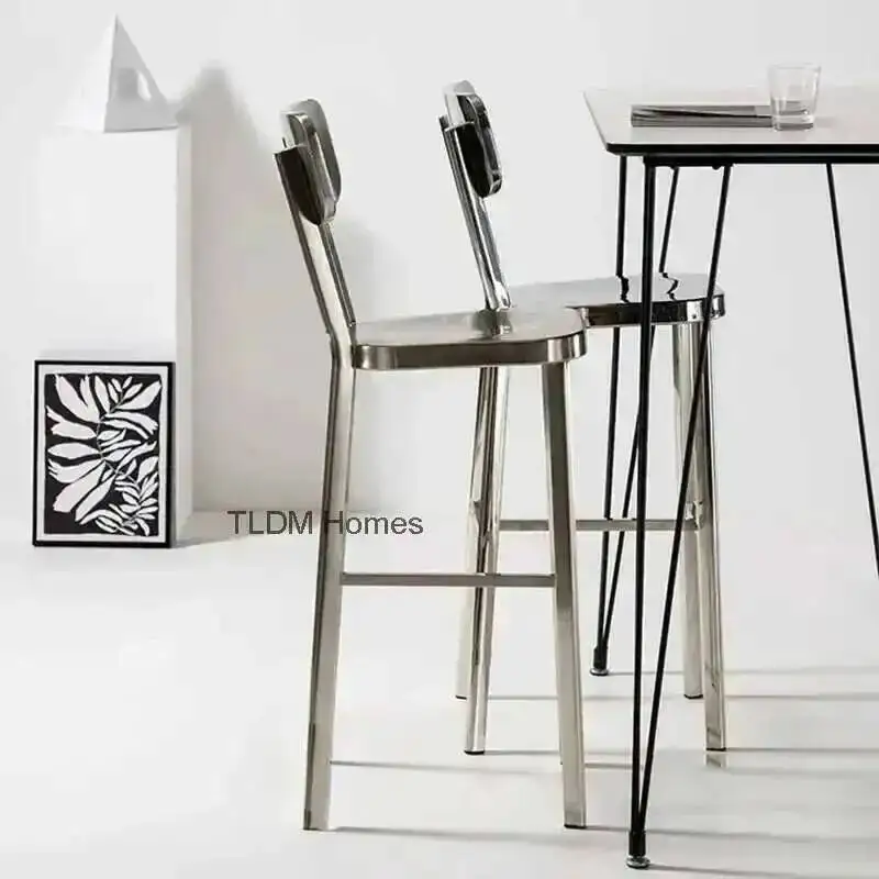 Stainless Bar Steel Italian Chairs Design Minimalist Counter Metal Bar Stool Kitchen Restaurant Bar Furniture High Chairr l
Stainless Bar Steel Italian Chairs Design Minimalist Counter Metal Bar Stool Kitchen Restaurant Bar Furniture High Chairr l