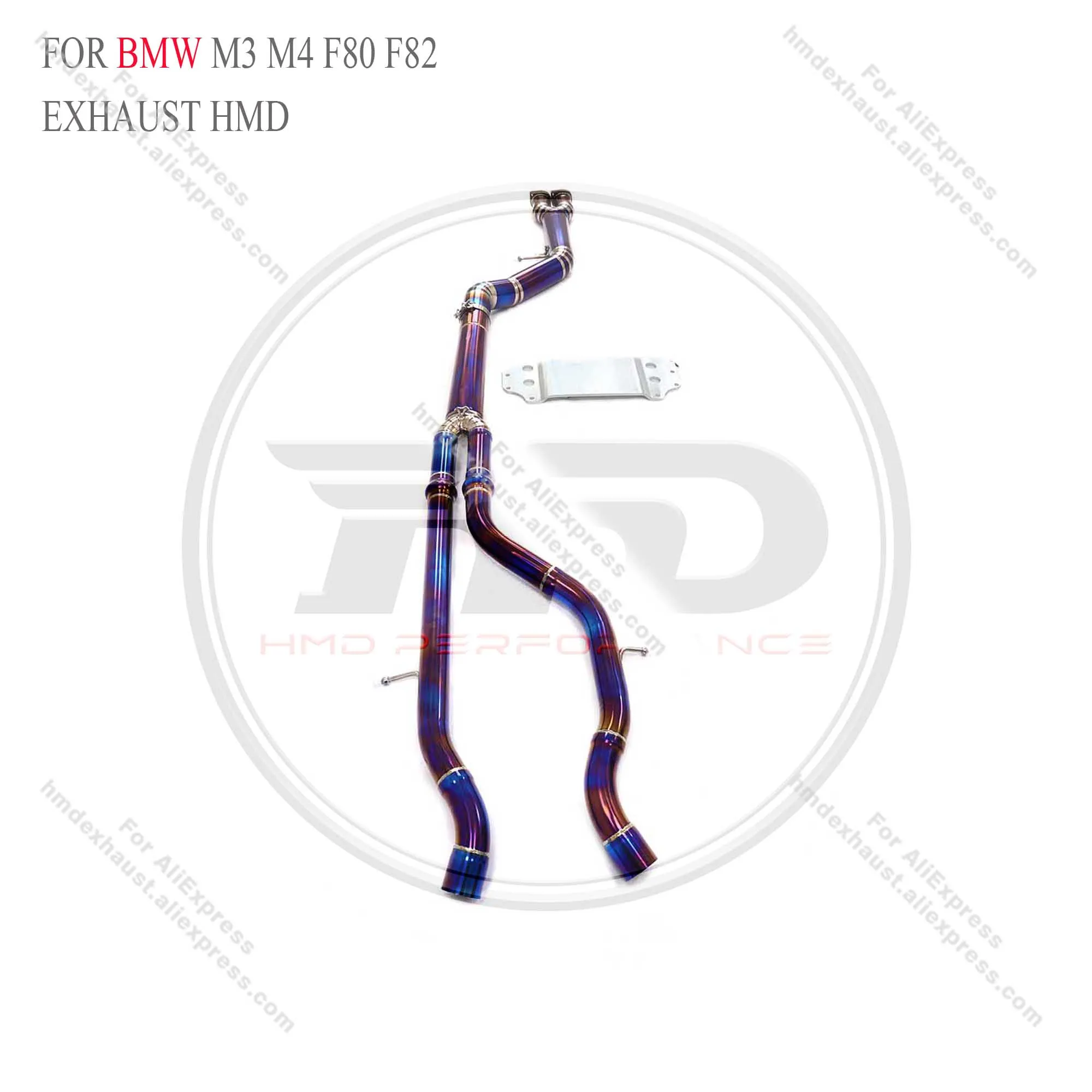 HMD Resonant tube for BMW M3 M4 F80 F82 Titanium alloy Performance Auto Exhaust pipe
HMD Resonant tube for BMW M3 M4 F80 F82 Titanium alloy Performance Auto Exhaust pipe