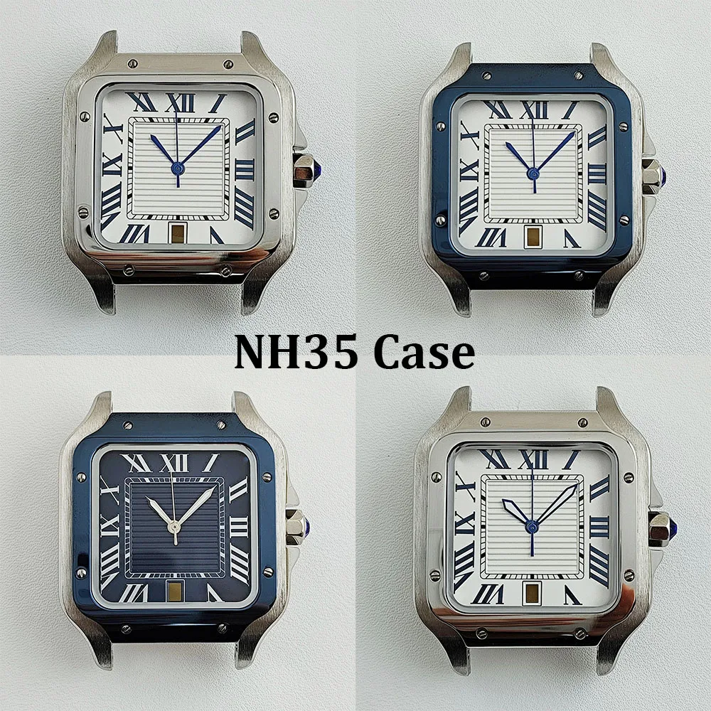 Квадратный корпус, корпус NH35, мужские часы с горизонтальным циферблатом, корпус 38 мм, подходит для часов с механизмом NH35, аксессуары
Квадратный корпус, корпус NH35, мужские часы с горизонтальным циферблатом, корпус 38 мм, подходит для часов с механизмом NH35, аксессуары