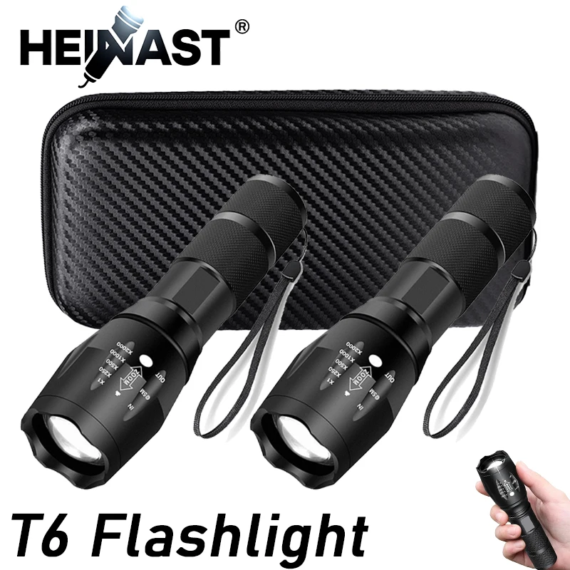High Power LED Flashlight Rechargeable Tactical Flashlight Aluminum Alloy Telescopic Zoom Torch Lamp for Outdoor Camping Fishing
High Power LED Flashlight Rechargeable Tactical Flashlight Aluminum Alloy Telescopic Zoom Torch Lamp for Outdoor Camping Fishing