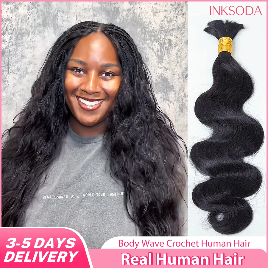 12A 30 Inch 1-5PCS Boho Braids Human Hair Bulk Raw Hair Human Hair Body Wave Bulk Braiding Hair Human Hair Extensions For Boho Braiding Braiding Knotless No Weft Body Wave Human Hair Bundles Bulk Hair For Women DIY Styling Natural Black Raw Hair Extension
12A 30 Inch 1-5PCS Boho Braids Human Hair Bulk Raw Hair Human Hair Body Wave Bulk Braiding Hair Human Hair Extensions For Boho Braiding Braiding Knotless No Weft Body Wave Human Hair Bundles Bulk Hair For Women DIY Styling Natural Black Raw Hair Extension