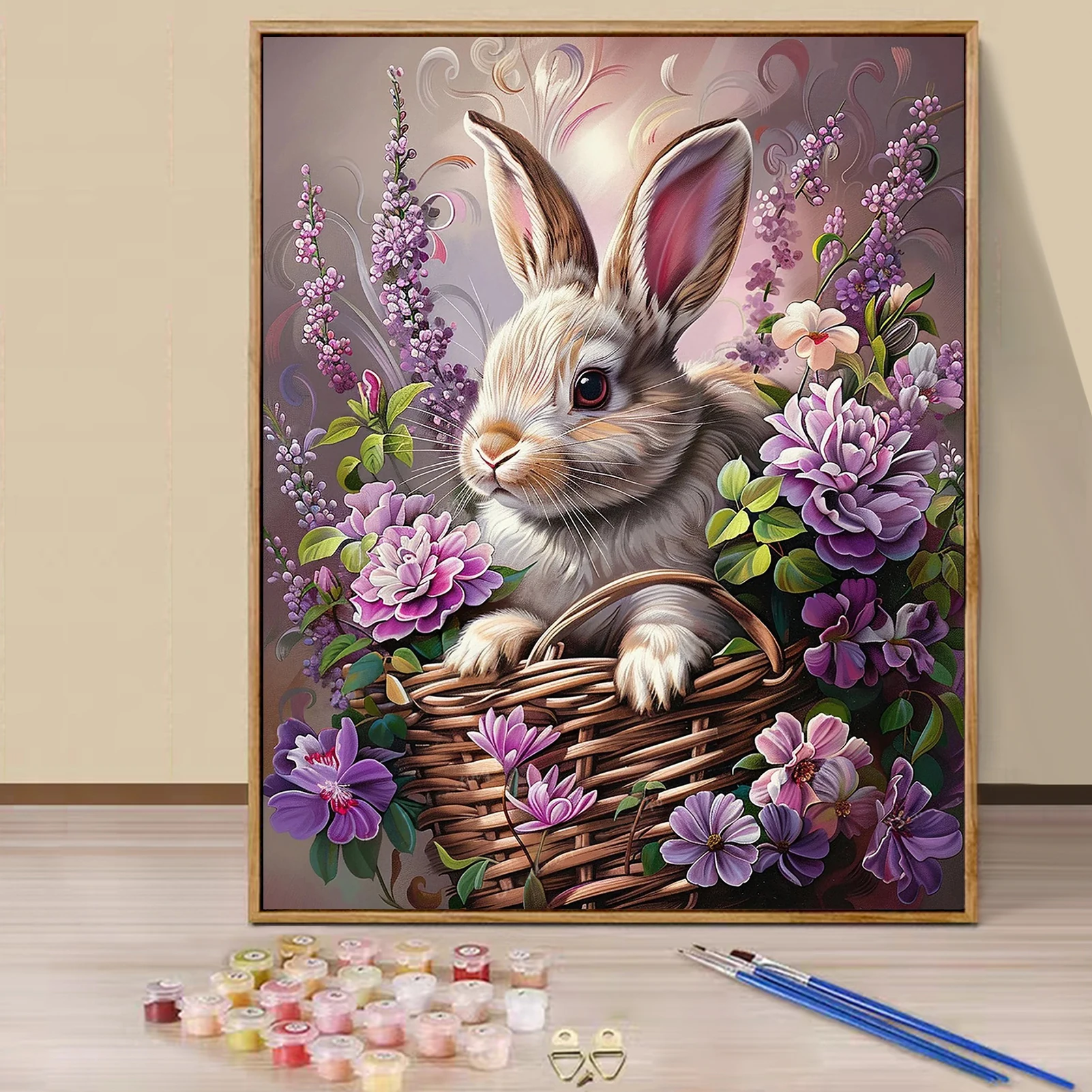 Paint by Numbers - 40x50cm, Rabbit Painting Kits for Beginners on Colored Canvas, Easy DIY Art for Home Decor Gift (No Frame)
Paint by Numbers - 40x50cm, Rabbit Painting Kits for Beginners on Colored Canvas, Easy DIY Art for Home Decor Gift (No Frame)