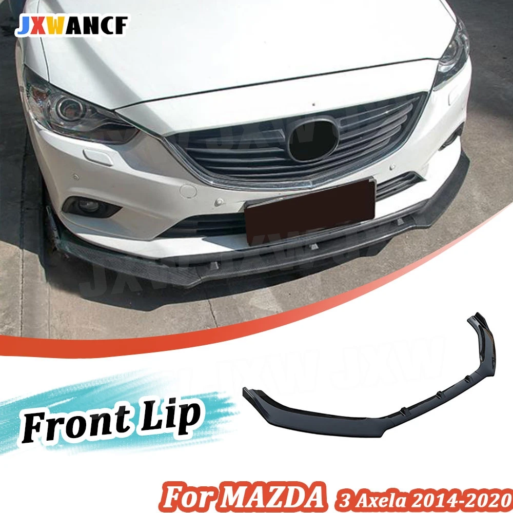 JXWANCF Car ABS Front Bumper Lip Guard Trim Styling Guard Chin Aprons Spoiler Splitters Bodykit for MAZDA 3 Axela 2014-2020
JXWANCF Car ABS Front Bumper Lip Guard Trim Styling Guard Chin Aprons Spoiler Splitters Bodykit for MAZDA 3 Axela 2014-2020