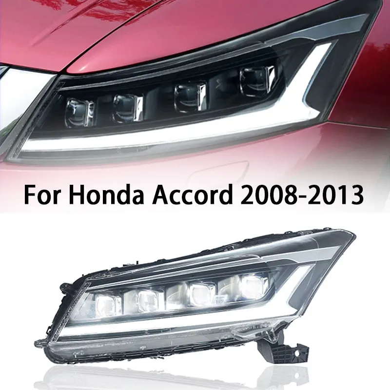 Head Lamp for Honda Accord 8th LED Headlight 2008-2013 Headlights Accord DRL Turn Signal High Beam Angel Eye Projector Lens
Head Lamp for Honda Accord 8th LED Headlight 2008-2013 Headlights Accord DRL Turn Signal High Beam Angel Eye Projector Lens