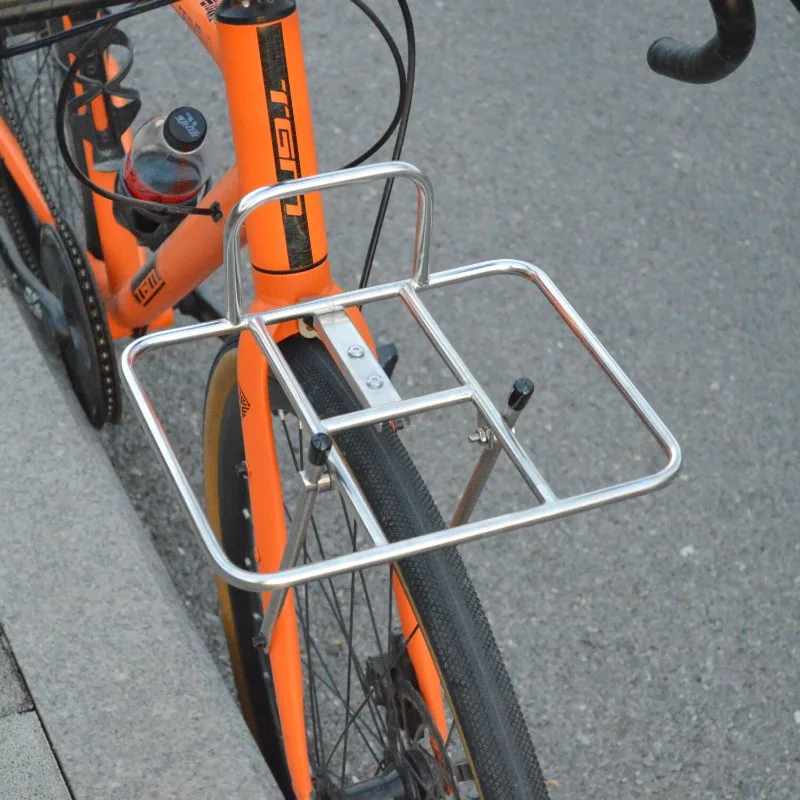 Stainless Steel Bike Front Fork Shelf Anti-rust Lightweight Durable Sturdy Bicycle Luggage Carrier Cycling Bicycle Accessories
Stainless Steel Bike Front Fork Shelf Anti-rust Lightweight Durable Sturdy Bicycle Luggage Carrier Cycling Bicycle Accessories