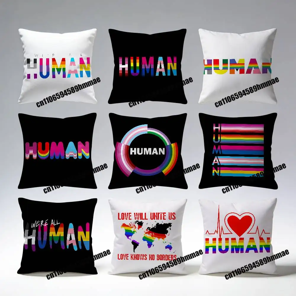 For Human Rights Various Queer Flag Gay Pride LGBT Throw Pillow Case Sham 45x45cm 35x35cm Square Home Pillowcase Cushion Cover
For Human Rights Various Queer Flag Gay Pride LGBT Throw Pillow Case Sham 45x45cm 35x35cm Square Home Pillowcase Cushion Cover