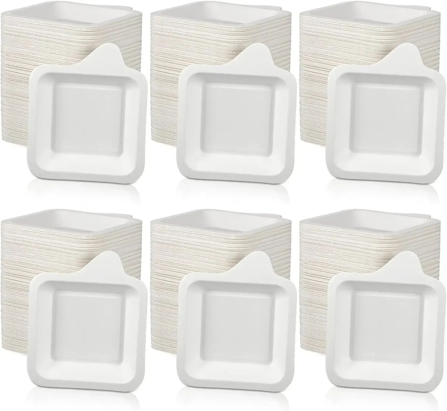 1000 Pcs 4.45x5.24 Inch White Square Disposable Paper Plates Bulk For Party Wedding Birthday Graduation Dessert Cake Snack Pet F
1000 Pcs 4.45x5.24 Inch White Square Disposable Paper Plates Bulk For Party Wedding Birthday Graduation Dessert Cake Snack Pet F
