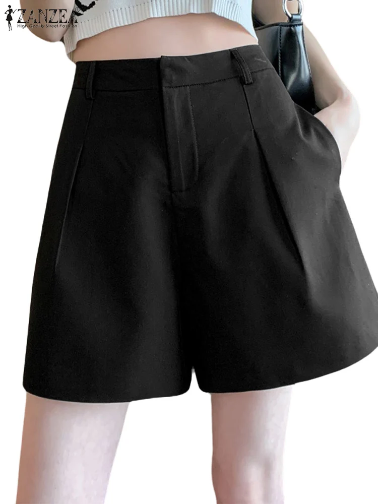 ZANZEA OL Work Loose Short Pants Solid Color Women High Waist 2024 Summer Short Trousers Korean Fashion Casual Wide Leg Shorts
ZANZEA OL Work Loose Short Pants Solid Color Women High Waist 2024 Summer Short Trousers Korean Fashion Casual Wide Leg Shorts