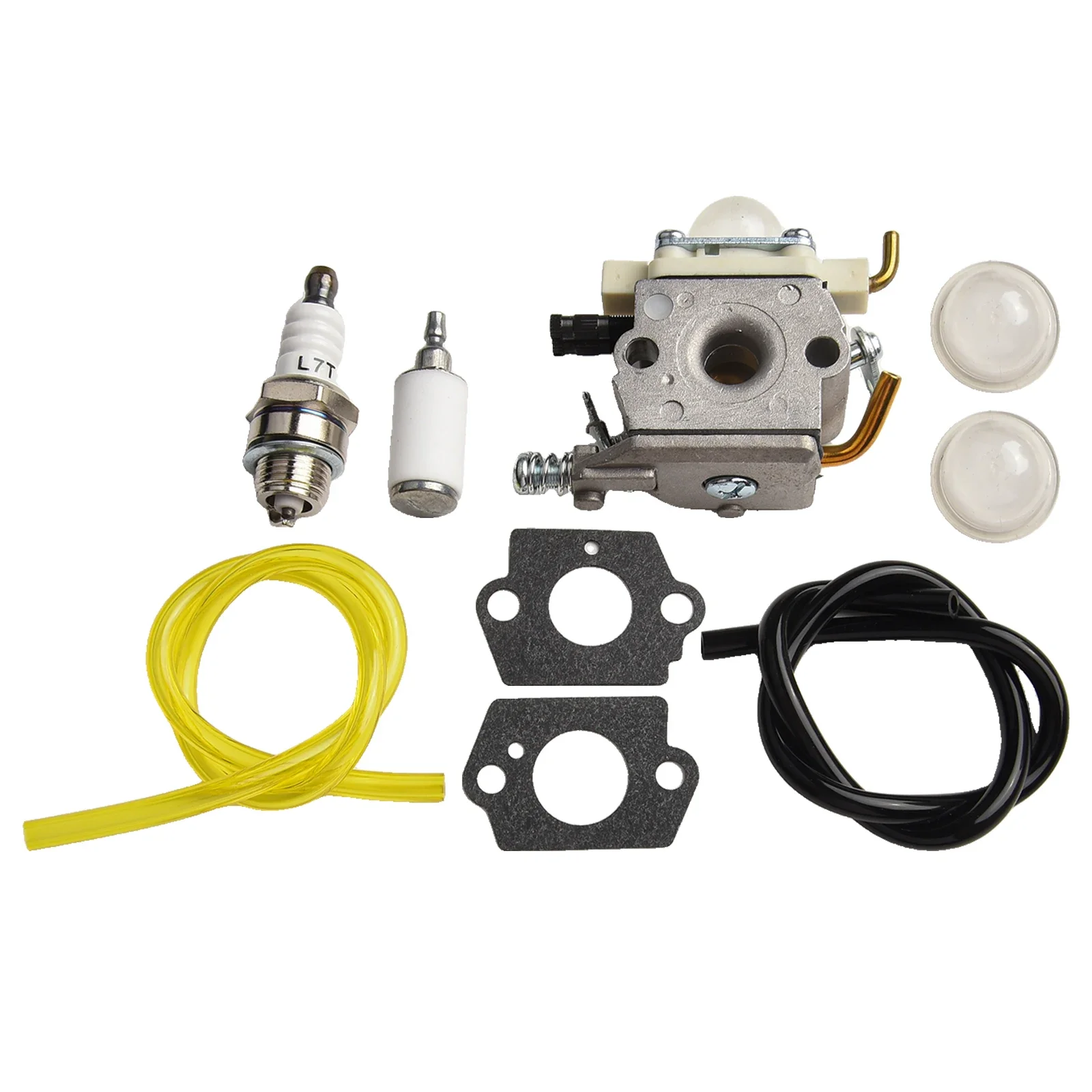 Carburetor With Fuel Line Gasket Replacement Kit For PB250 Blower Compatible With WTA33 Includes Fuel Filter Bulb
Carburetor With Fuel Line Gasket Replacement Kit For PB250 Blower Compatible With WTA33 Includes Fuel Filter Bulb