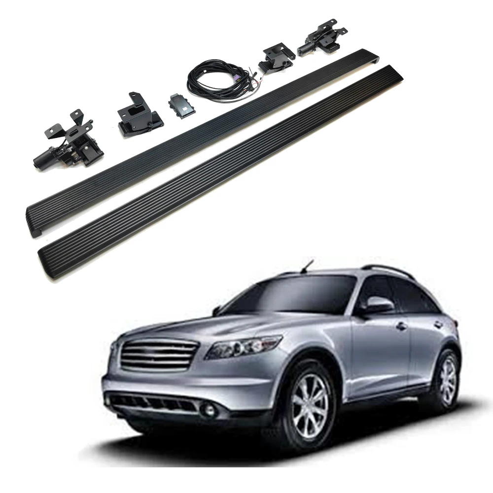 WJ Manufacturing Factory Power Running Boards Auto Power Side Steps for Infiniti FX35 Power Running Boards
WJ Manufacturing Factory Power Running Boards Auto Power Side Steps for Infiniti FX35 Power Running Boards