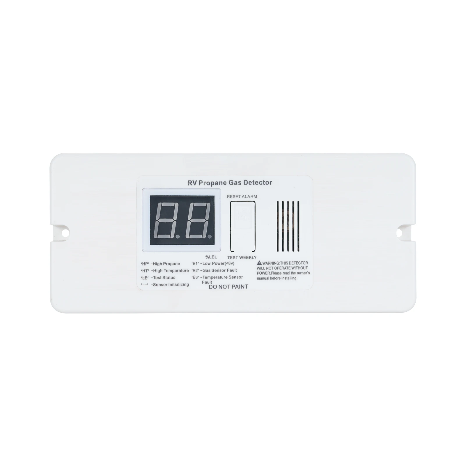 Rv Propane Gas Detector Gas Alarm 85db Alarm Sound Dc 12v Suitable For Rv Trailer
Rv Propane Gas Detector Gas Alarm 85db Alarm Sound Dc 12v Suitable For Rv Trailer