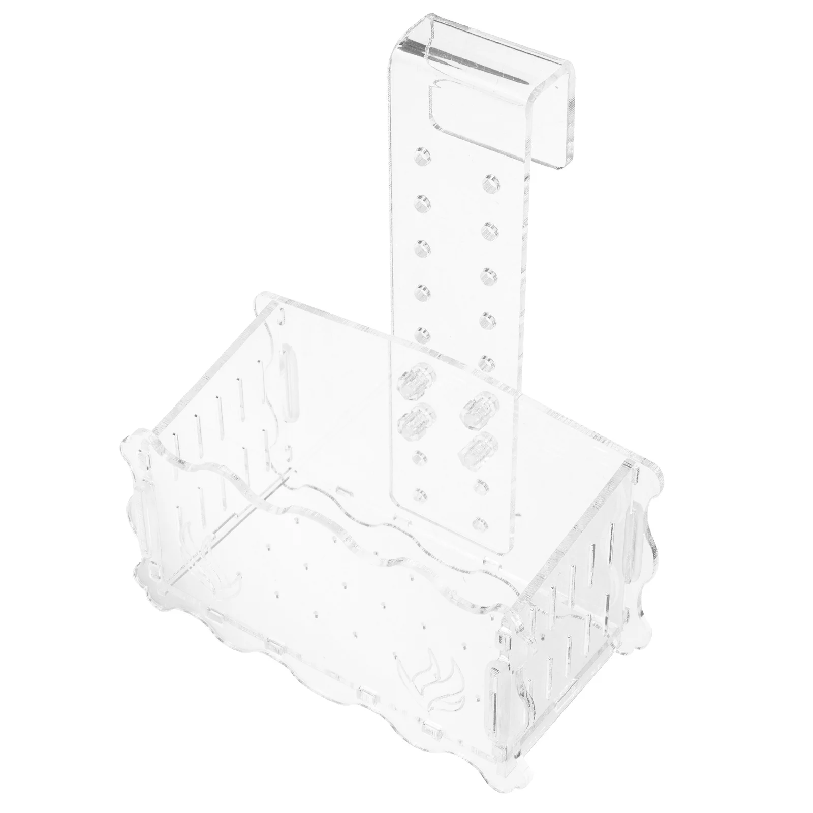 Aquatic Plant Pot Holder Transparent Acrylic Aquarium Planter Water Plant Cup Fish Tank Hanging Planter for Aquarium 
Aquatic Plant Pot Holder Transparent Acrylic Aquarium Planter Water Plant Cup Fish Tank Hanging Planter for Aquarium