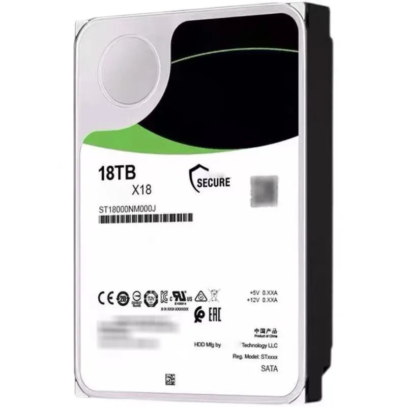 ST18000NM000J 18TB HDD 7200 RPM SATA 6Gb/s 256MB Cache 3.5-Inch Enterprise Hard Drive Disk
ST18000NM000J 18TB HDD 7200 RPM SATA 6Gb/s 256MB Cache 3.5-Inch Enterprise Hard Drive Disk