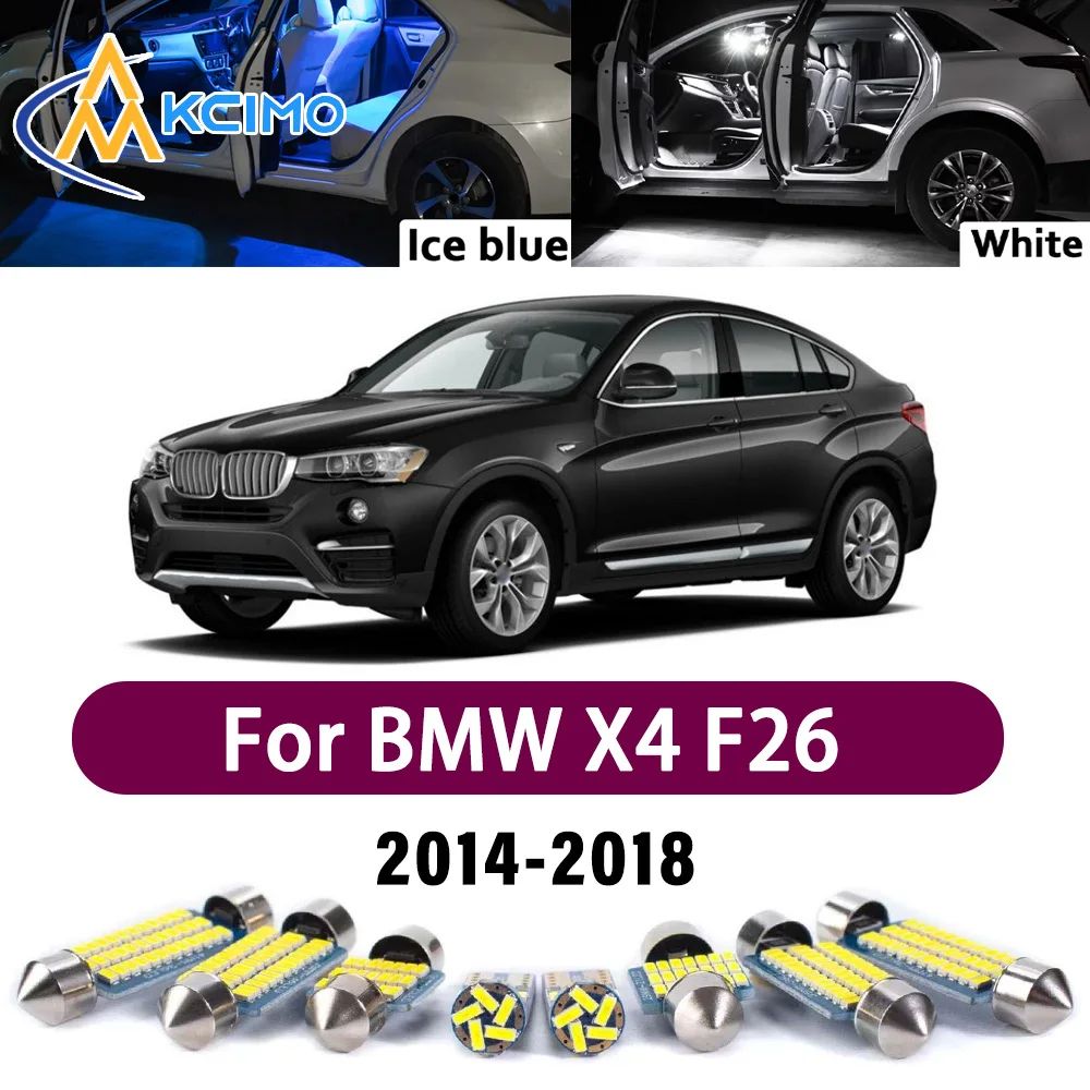 High-Quality Light Bulb For BMW X4 F26 2014-2018 Premium Bright LED Interior Dome Trunk Reading Mirror Error-Free Safer Lights
High-Quality Light Bulb For BMW X4 F26 2014-2018 Premium Bright LED Interior Dome Trunk Reading Mirror Error-Free Safer Lights
