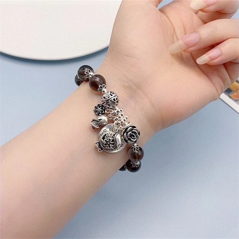 Sterling Silver Bracelet S925 For Woman Female Girl And Man Male Boy Original Manual Lovers Retro Gift Boutique Fashion Jewelry
Sterling Silver Bracelet S925 For Woman Female Girl And Man Male Boy Original Manual Lovers Retro Gift Boutique Fashion Jewelry