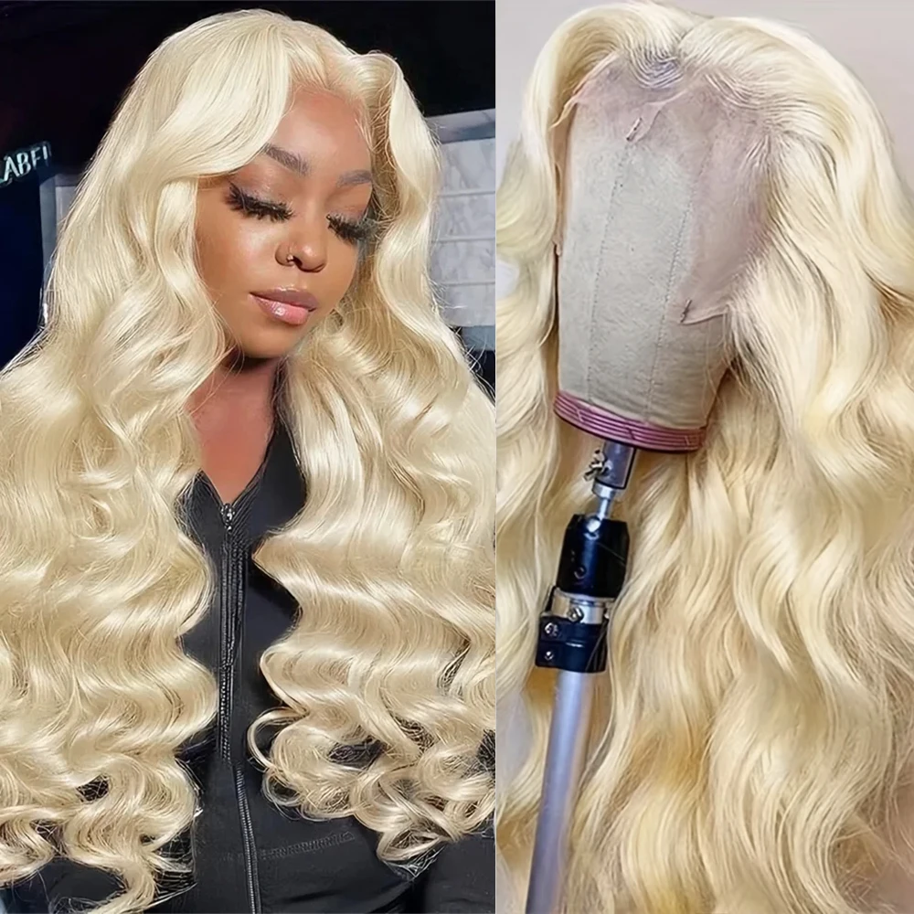 613 Blonde Lace Fron Body Wave Wig 13x4 Transparent HD Lace Front Human Hair Wigs pre plucked 100% Human Hair Wigs 200 Density
613 Blonde Lace Fron Body Wave Wig 13x4 Transparent HD Lace Front Human Hair Wigs pre plucked 100% Human Hair Wigs 200 Density