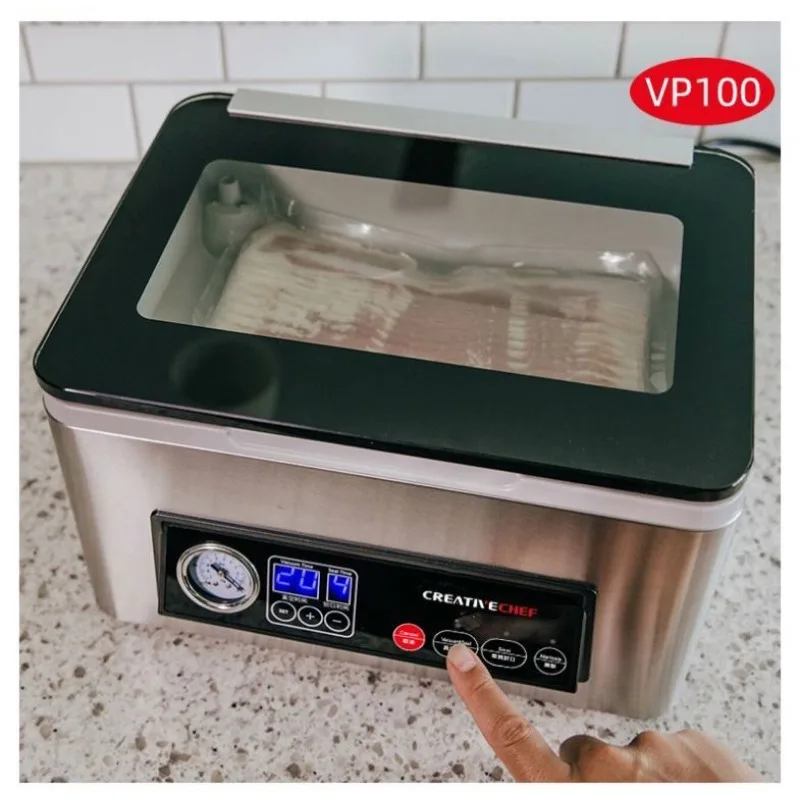 【Best-selling】TEBAK VP100 150 New Design Table Top Mini Household Kitchen Supermarket Commercial Vacuum Sealer Food Vacuum Packi
【Best-selling】TEBAK VP100 150 New Design Table Top Mini Household Kitchen Supermarket Commercial Vacuum Sealer Food Vacuum Packi