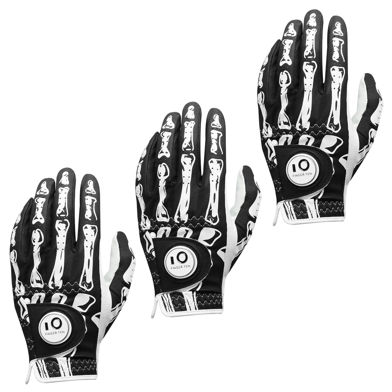 Golf Gloves Men Left Hand with Ball Marker 2/3 Pack, Mens Golf Glove All Weather Grip, Fit Size S M ML L XL
Golf Gloves Men Left Hand with Ball Marker 2/3 Pack, Mens Golf Glove All Weather Grip, Fit Size S M ML L XL