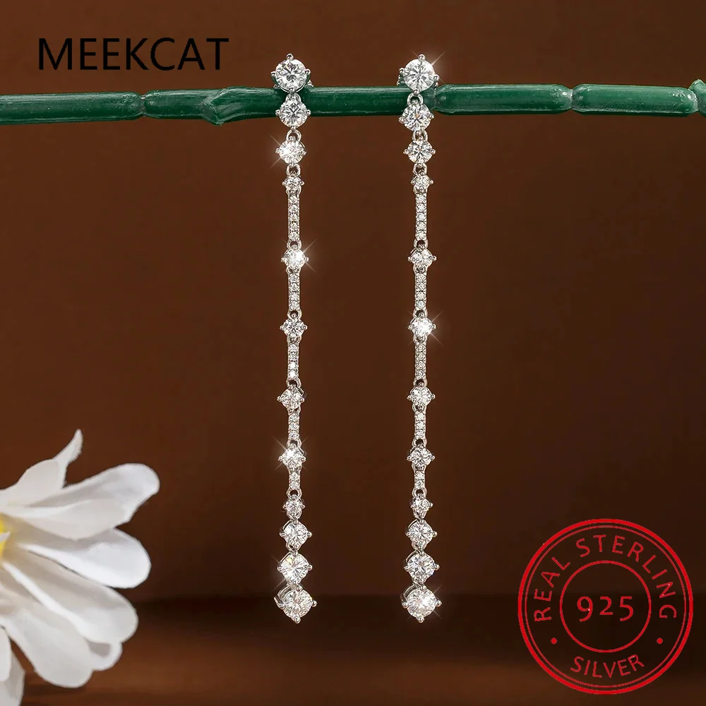Роскошные серьги-капли с кисточками из муассанита для женщин, ювелирные изделия для свадебной вечеринки, подарки, серьги из стерлингового серебра 925 пробы со сверкающими бриллиантами
Роскошные серьги-капли с кисточками из муассанита для женщин, ювелирные изделия для свадебной вечеринки, подарки, серьги из стерлингового серебра 925 пробы со сверкающими бриллиантами